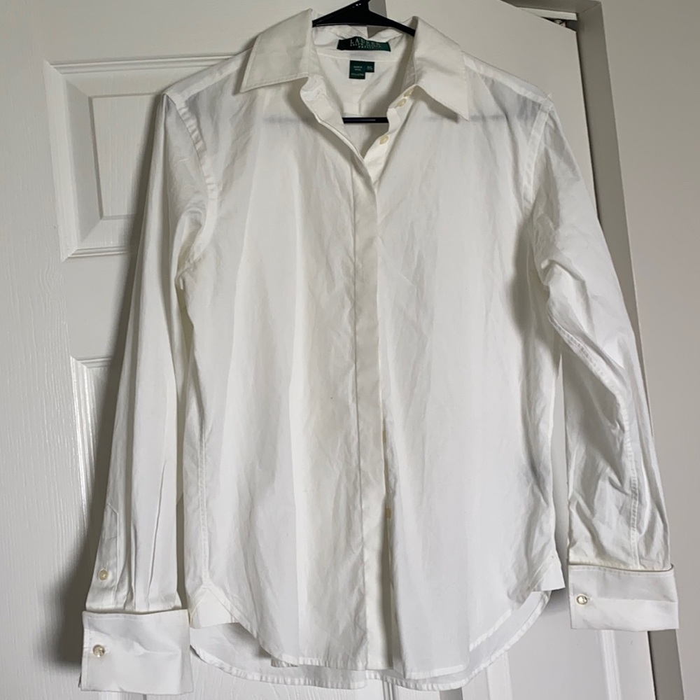 Ralph Lauren White Button Down